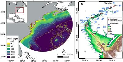 Characterizing the Non-linear Interactions Between Tide, Storm Surge, and River Flow in the Delaware Bay Estuary, United States